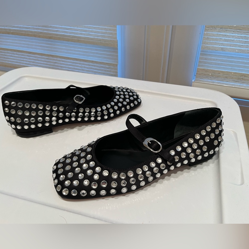 Brand new Reformation studded flats